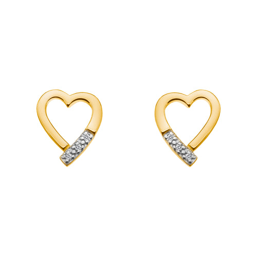 Memories Earrings - Yellow Gold Plated