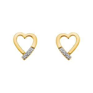 Memories Earrings - Yellow Gold Plated