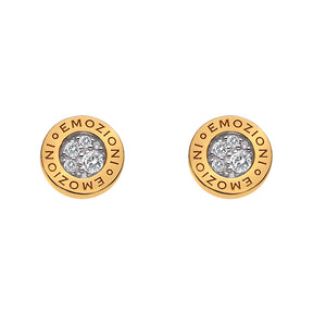 Emozioni Pianeta Yellow Gold Plated Earrings