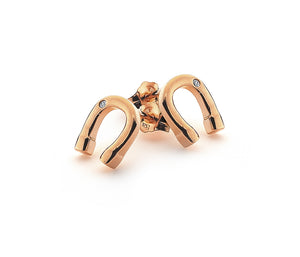 Lucky Rose Gold Plated Earrings