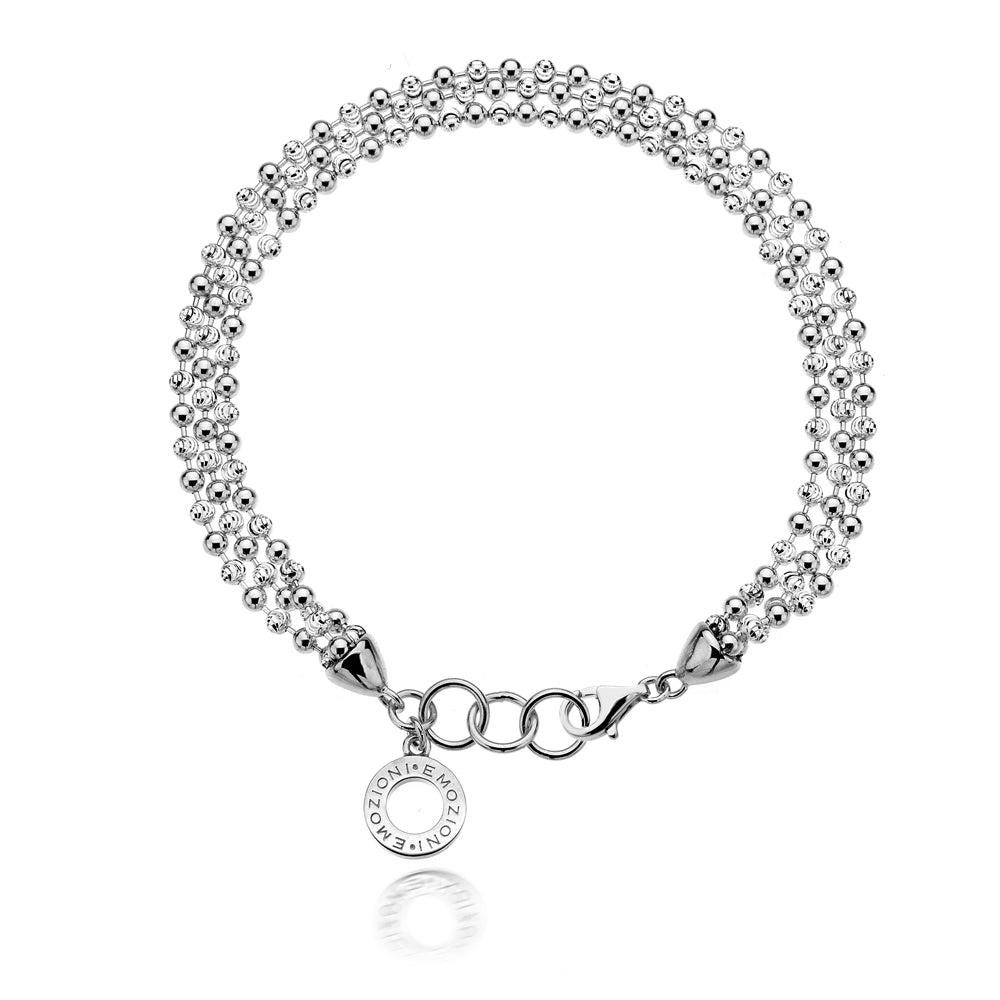 Sterling Silver Bead Bracelet