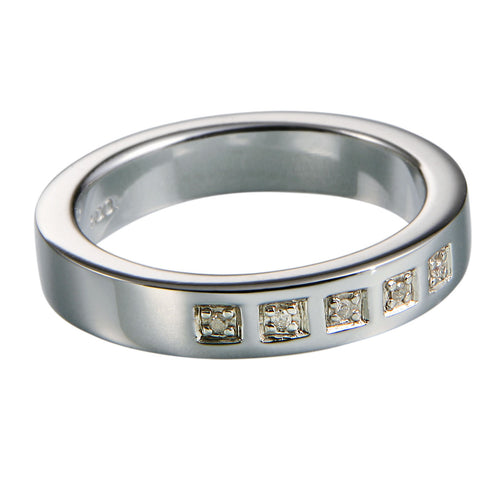 Edge Silver Ring