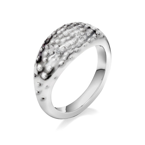 Just Add Love Trinket Hammered Ring