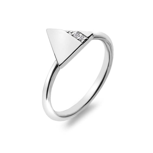 Silhouette Triangle Ring