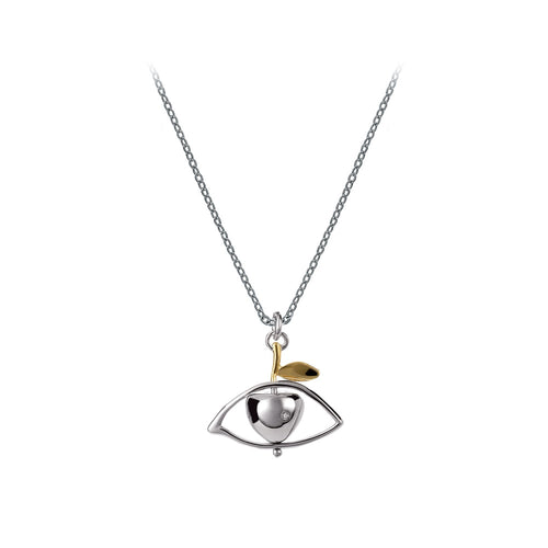 Apple Of My Eye Silver Charm Pendant - Online Exclusive