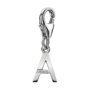 Diamond Letters 'A' Charm