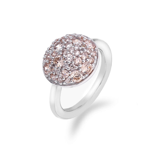 Bouquet Champagne Sterling Silver Ring