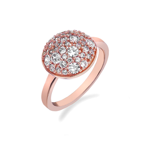 Innocence Rose Gold Plated Sterling Silver Ring