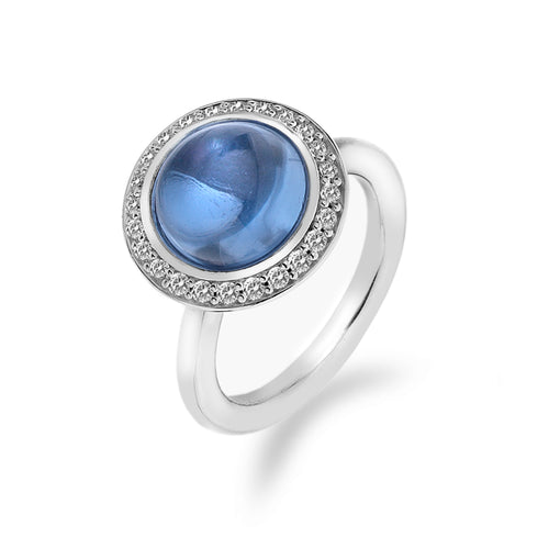 Laghetto Azure Sterling Silver Ring