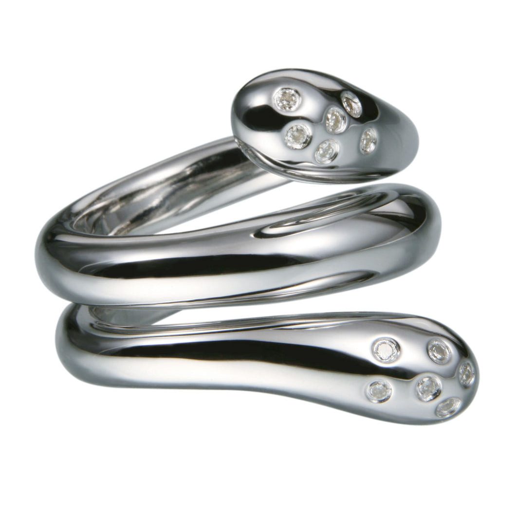 Dewdrop Coil Ring