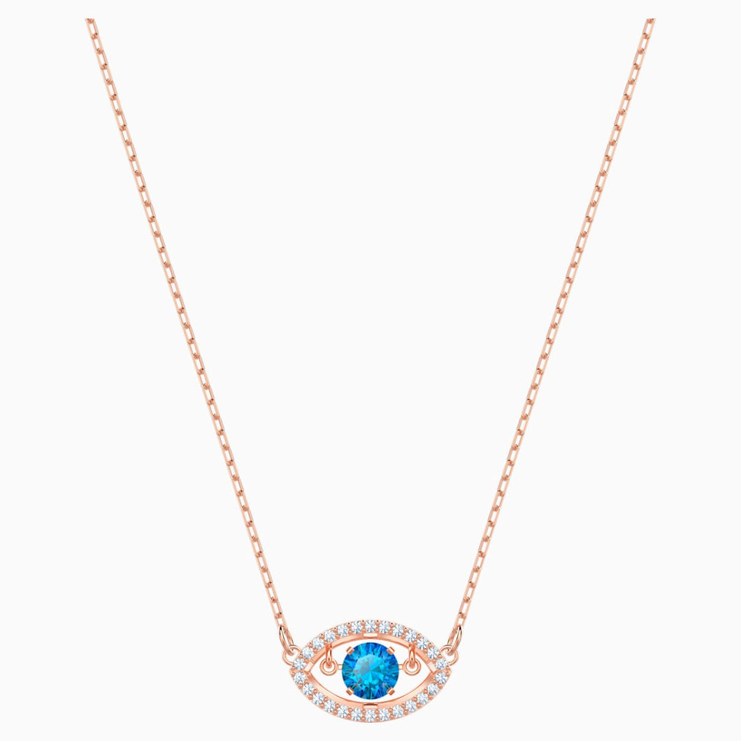 Luckily Necklace, Multi-coloured, Rose-gold tone plated