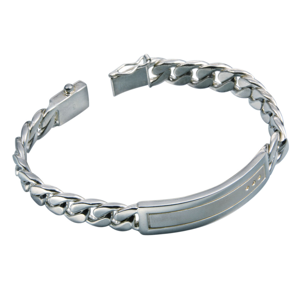 Slice Silver Bracelet