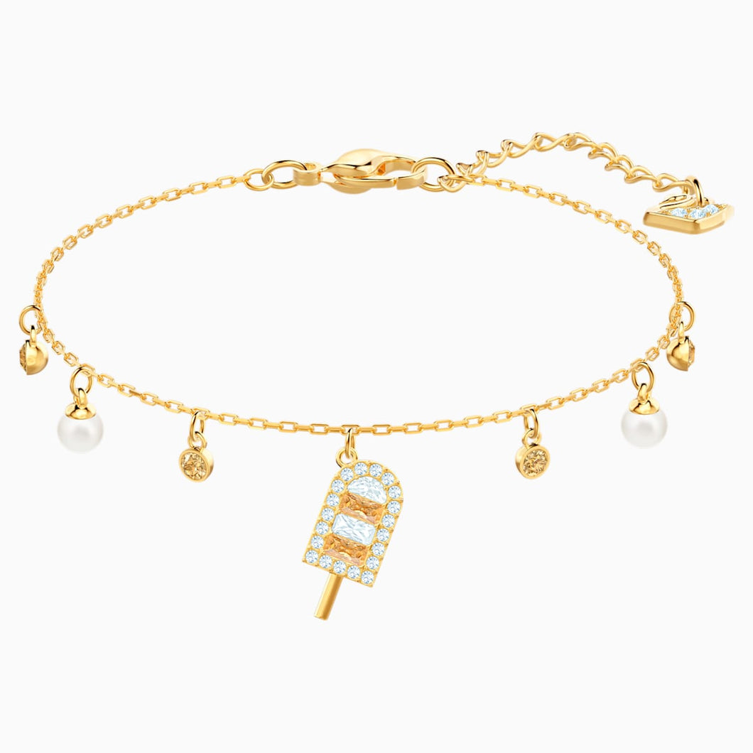 No Regrets Ice Cream Bracelet, Multi-coloured, Gold-tone plated