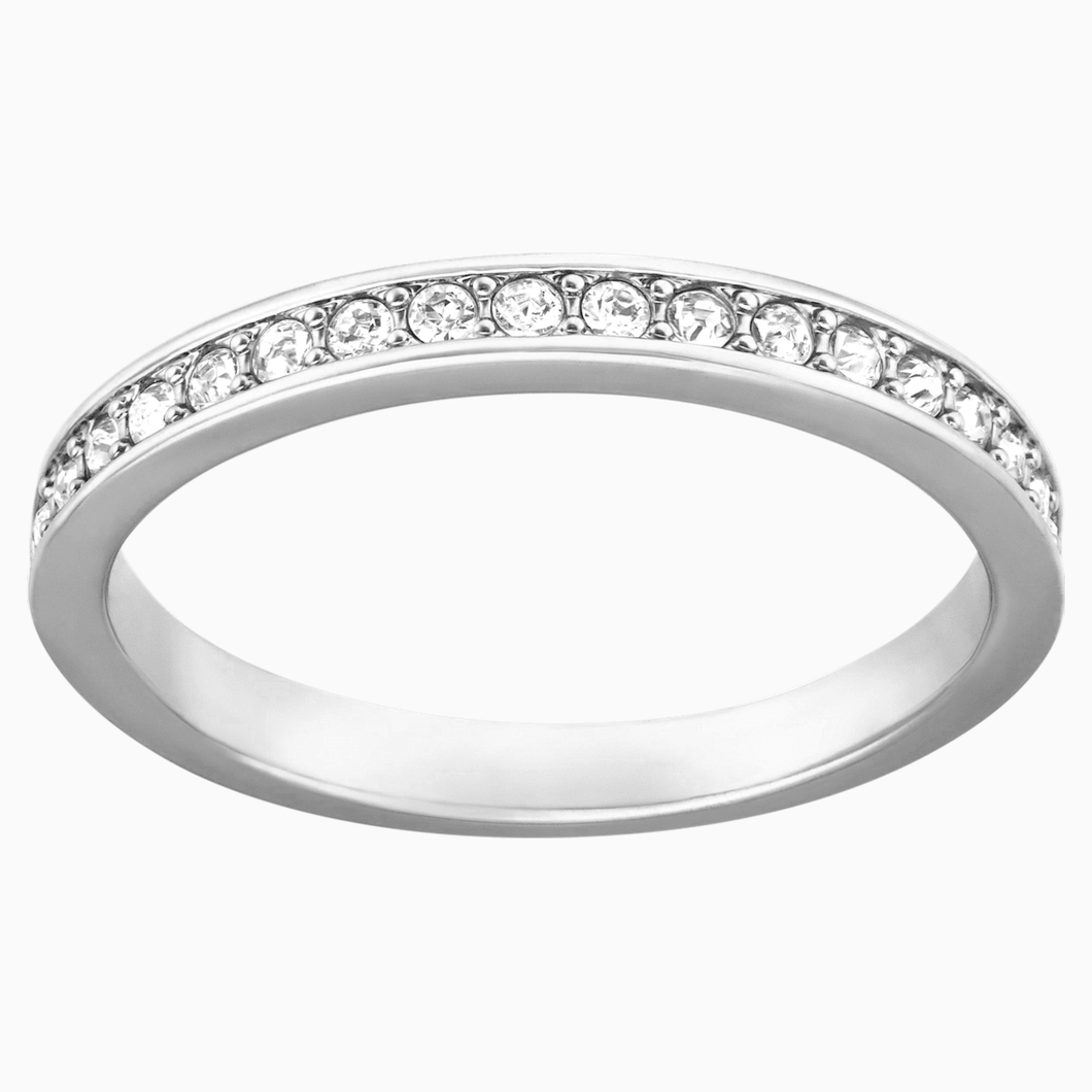 Rare Ring, White, Rhodium plated