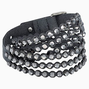 Swarovski Power Collection Bracelet, Dark grey