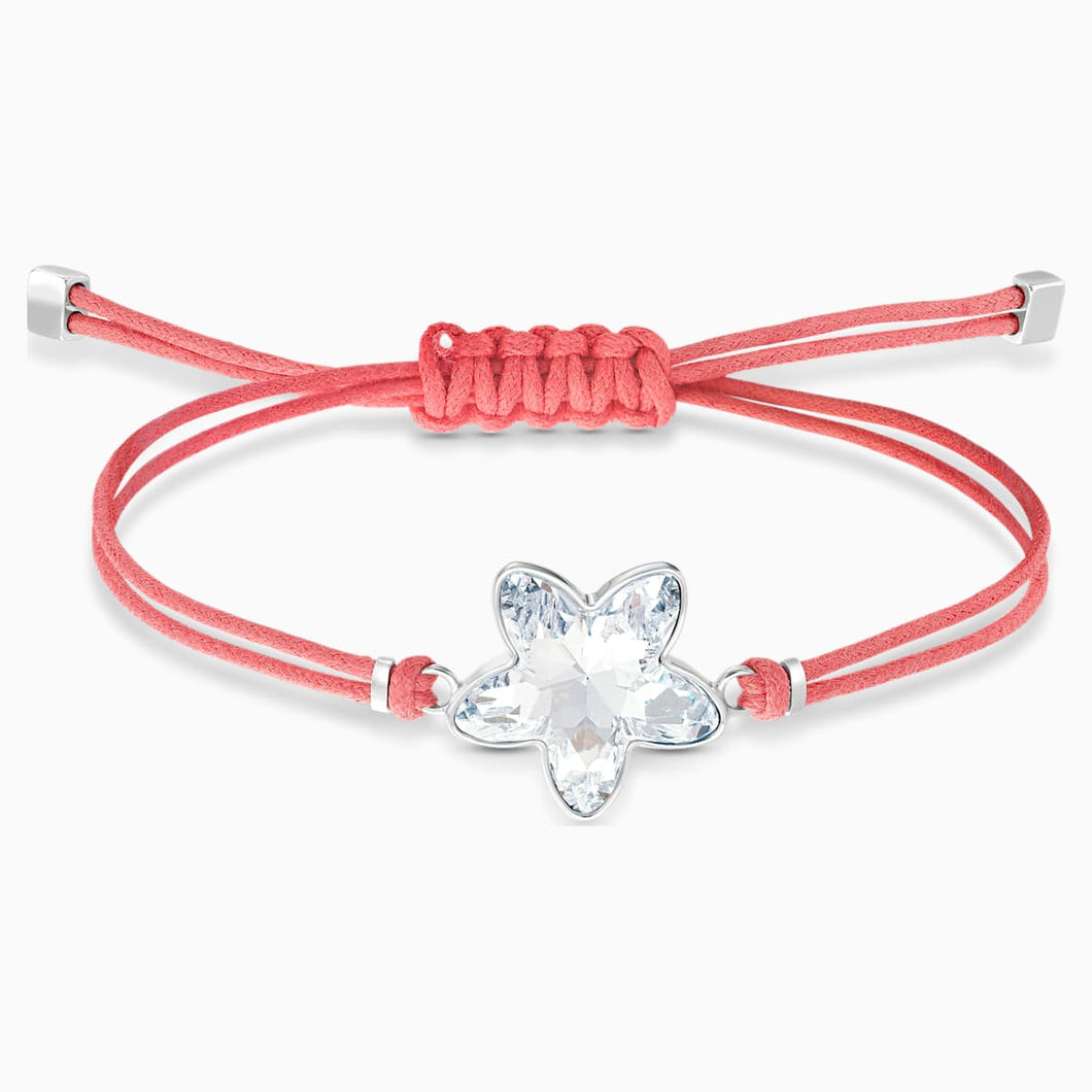 Swarovski Power Collection Flower Bracelet, Red, Stainless steel