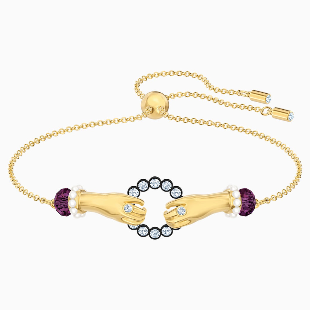 Tarot Magic Bracelet, Multi-coloured, Gold-tone plated