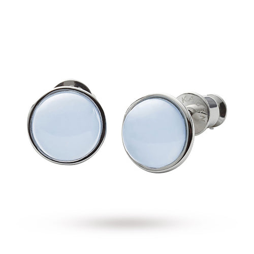 Skagen Sea Glass Silver-tone Stud Earrings