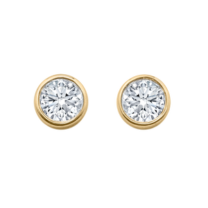 Mappin & Webb Gossamer 18ct Yellow Gold 0.33cttw Diamond Stud Earrings