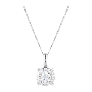 Mappin & Webb Masquerade 18ct White Gold 0.68cttw Diamond Pendant