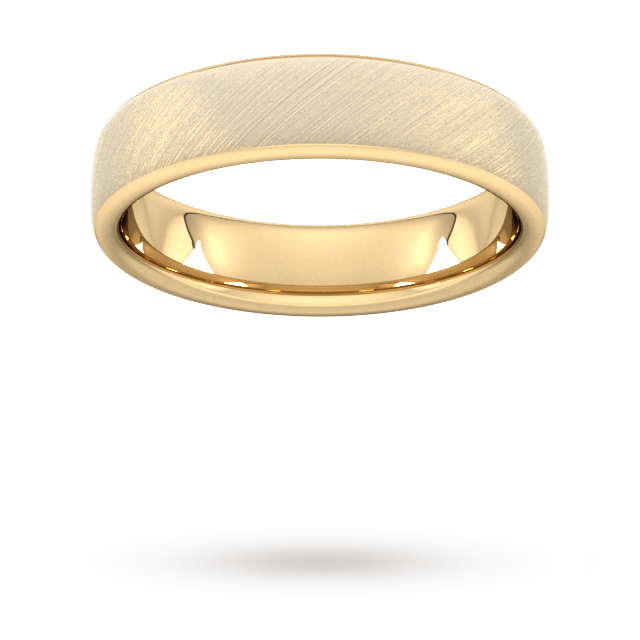 5mm Slight Court Extra Heavy diagonal matt finish Wedding ...