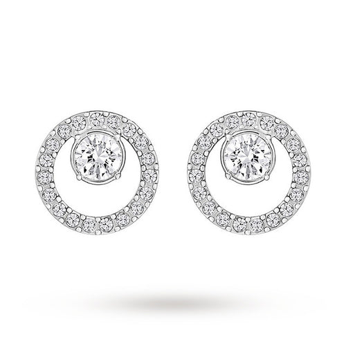 SWAROVSKI Creativity Circle Small Pierced Earrings