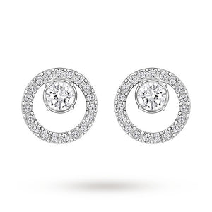 SWAROVSKI Creativity Circle Small Pierced Earrings