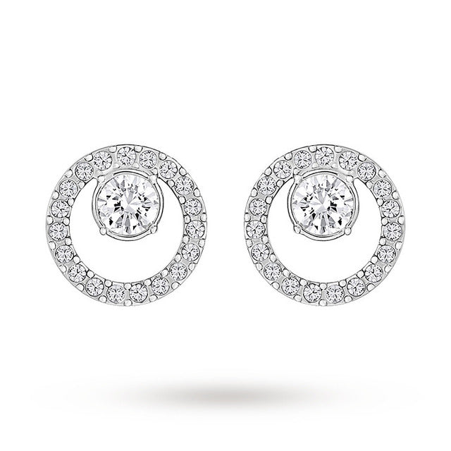 SWAROVSKI Creativity Circle Small Pierced Earrings