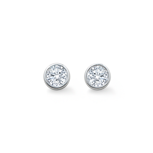 Mappin & Webb Gossamer 18ct White Gold 0.15cttw Diamond Stud Earrings